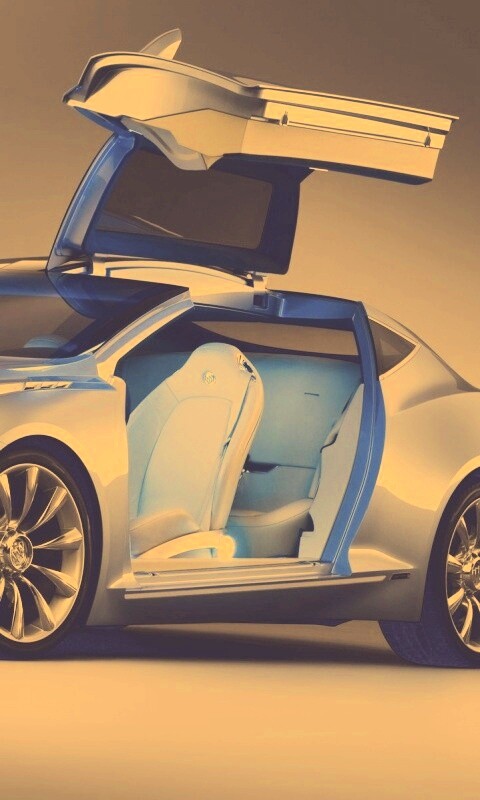 Buick Riviera с распахнутой дверцей обои