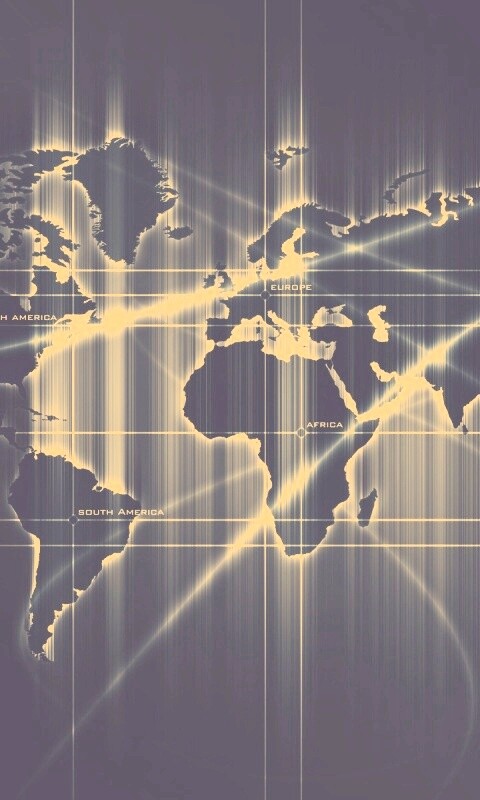 Карта мира в новом стиле обои