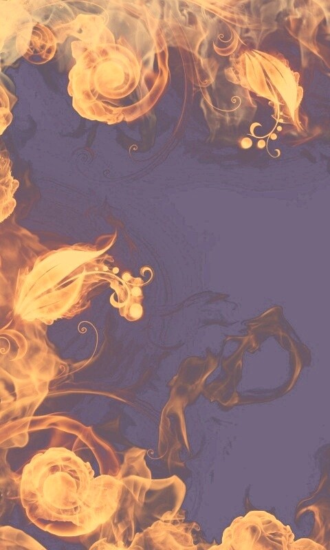 Огненные цветы обои