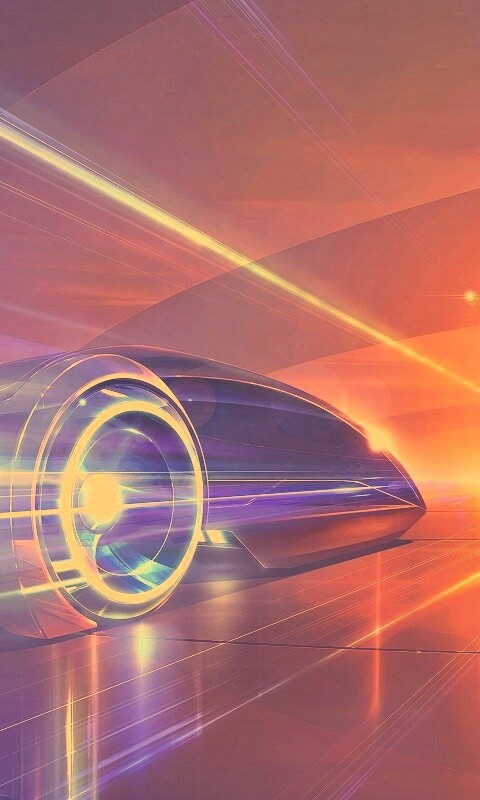 В закат обои