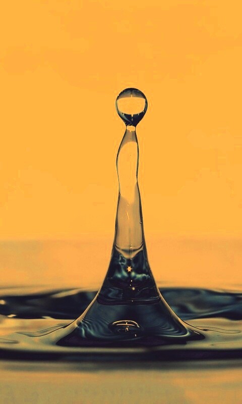 Падение капли обои