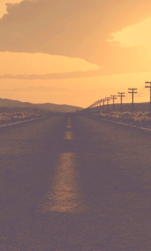 Дорога в пустыне обои