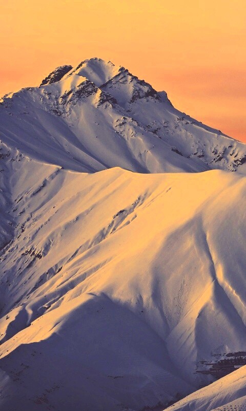 Снежные вершины обои