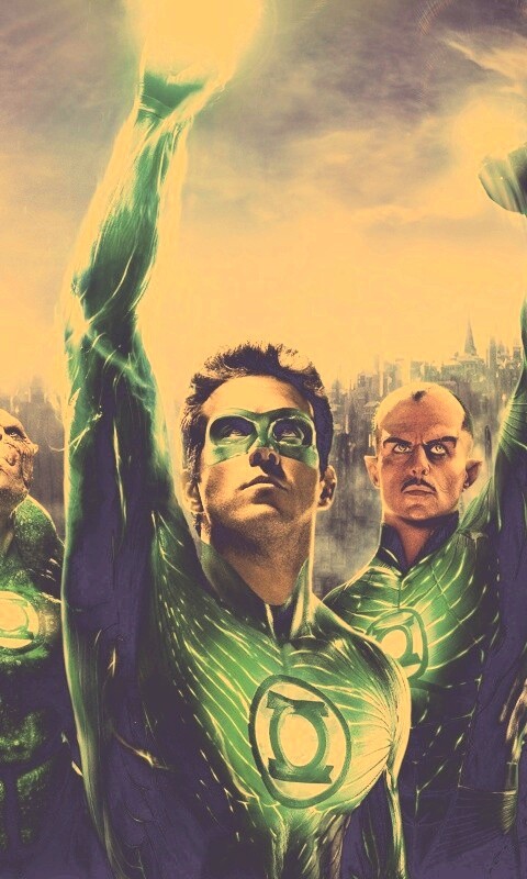 Зеленый фонарь обои