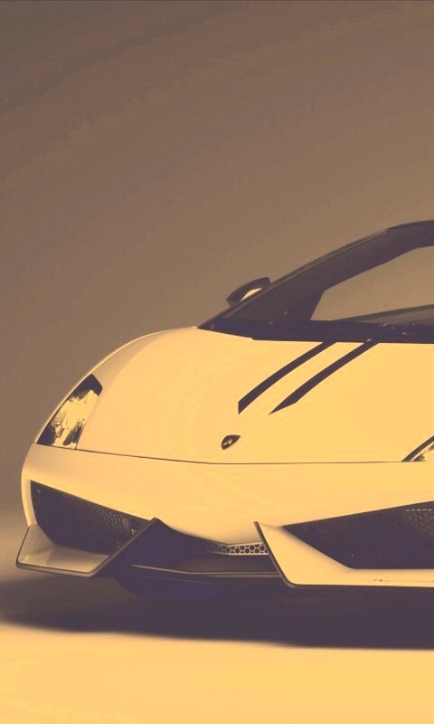 Белый Ламборджини Галлардо обои