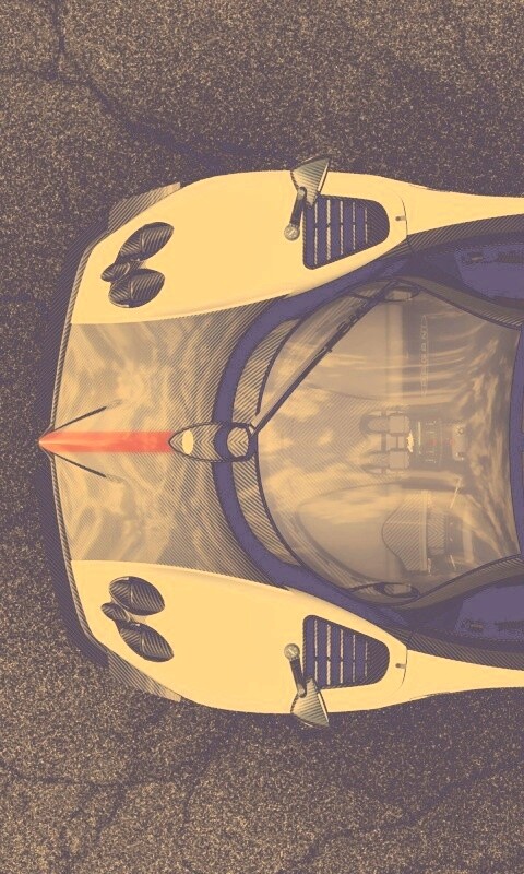 Пагани Зонда вид сверху обои