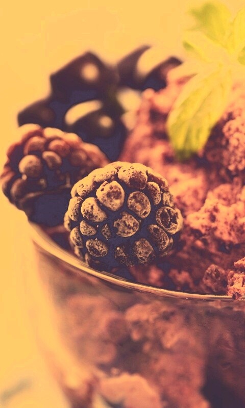 Ягодное мороженное обои