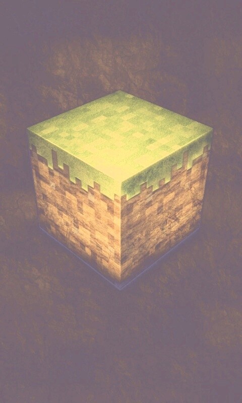 Травяной куб обои