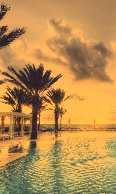 Бассейн обои