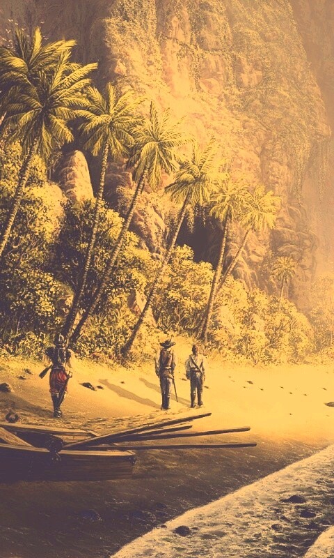 Люди на необитаемом острове обои