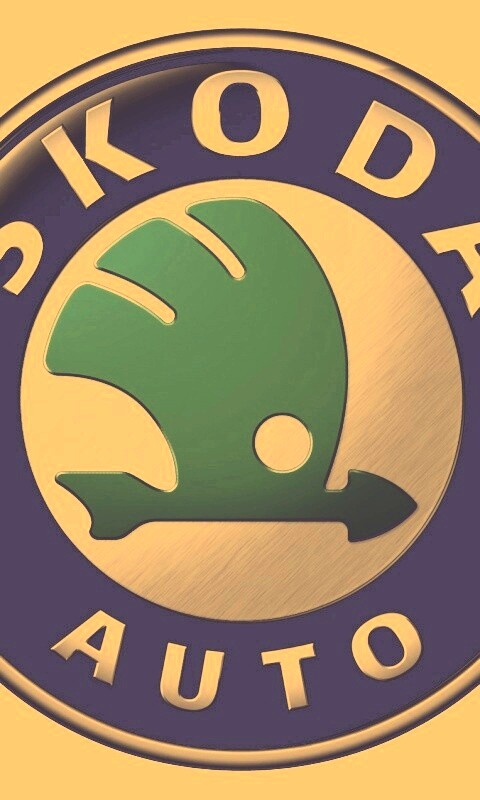 Логотип Skoda обои