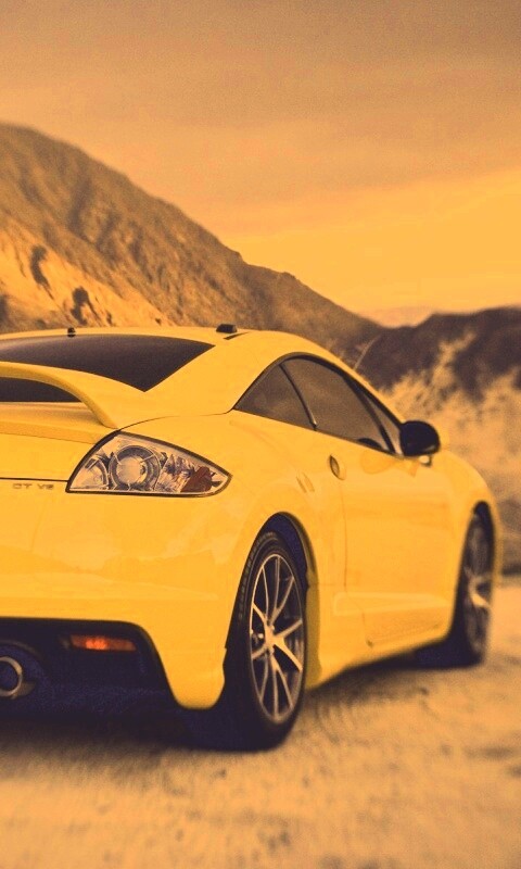 Mitsubishi в горах обои