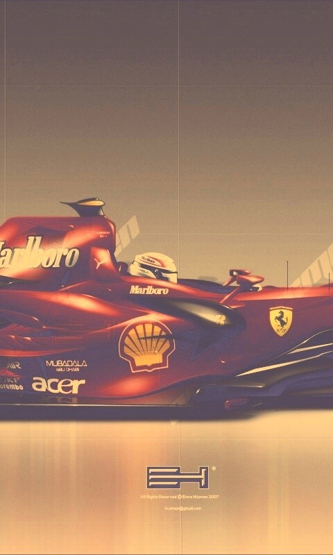 Болид Феррари обои