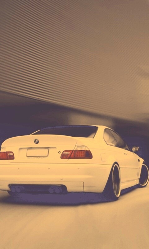 Белый БМВ обои