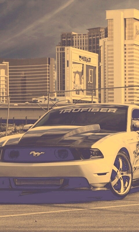 Тюнингованный Форд Мустанг обои