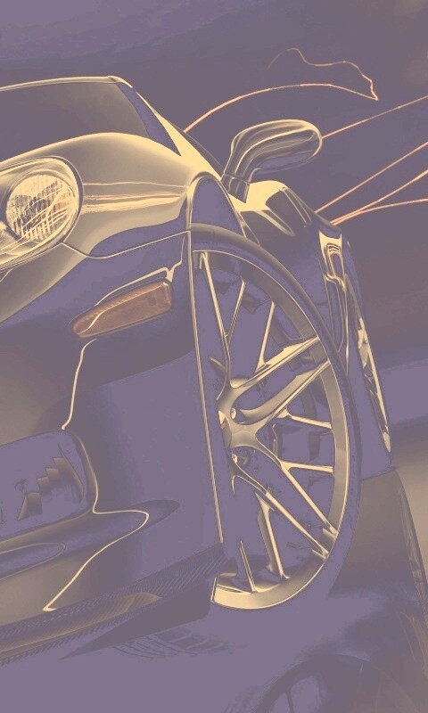 Чёрное авто обои