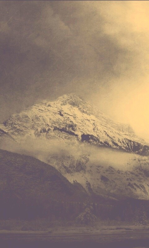 Ч/Б фото гор обои