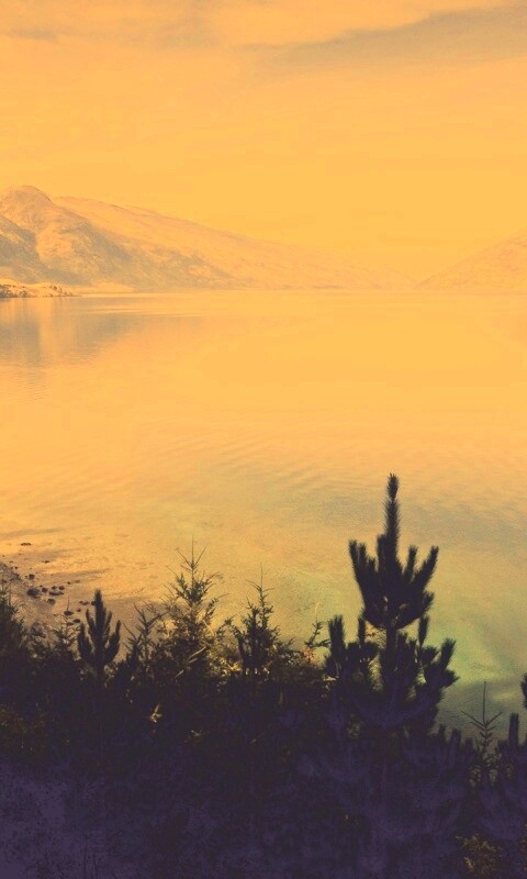 Безмятежное озеро в Новой Зеландии обои