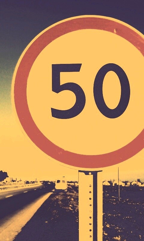 Ограничение скорости 50 км/ч обои