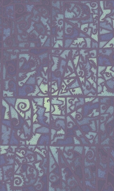 Витражные буквы обои