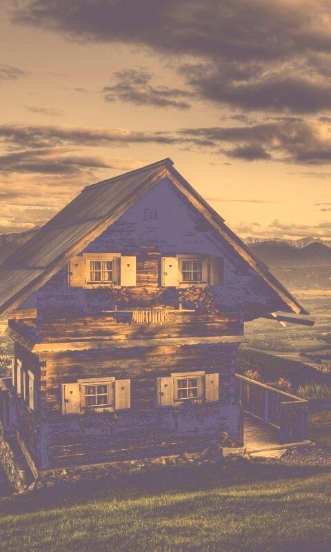 Старенький дом в Австрии обои