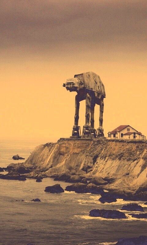 Звездные войны в нашем мире обои