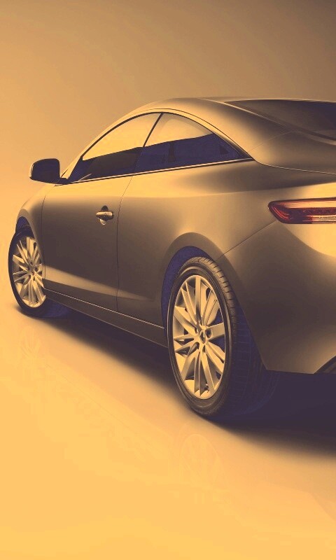 Рено Лагуна: вид сзади обои