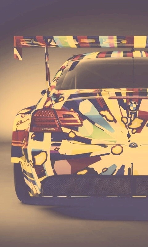 BMW  в сумасшедшем окрасе обои