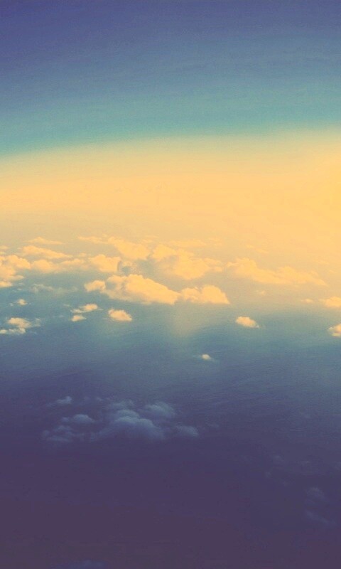 Вид с верхних слоёв атмосферы обои