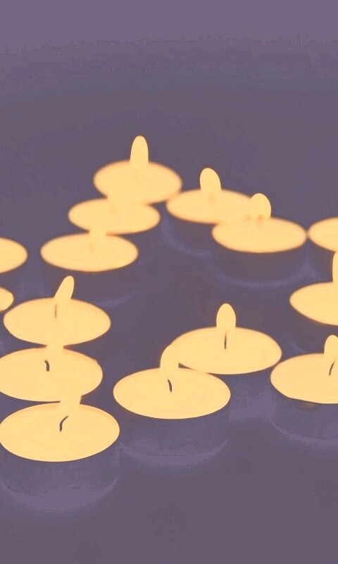 Звезда из свечек обои