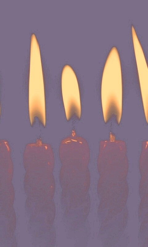 Красные свечи обои