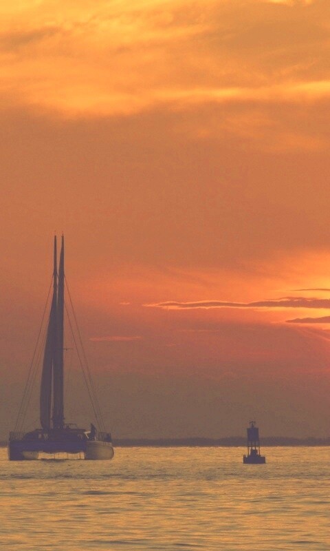 Празднование заката обои