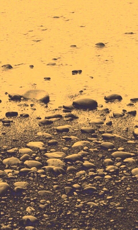 Темный пляж обои