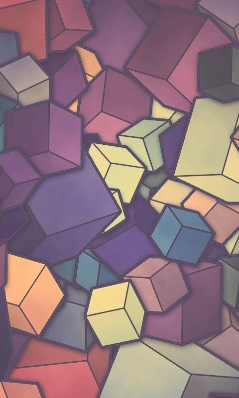 Кубики обои