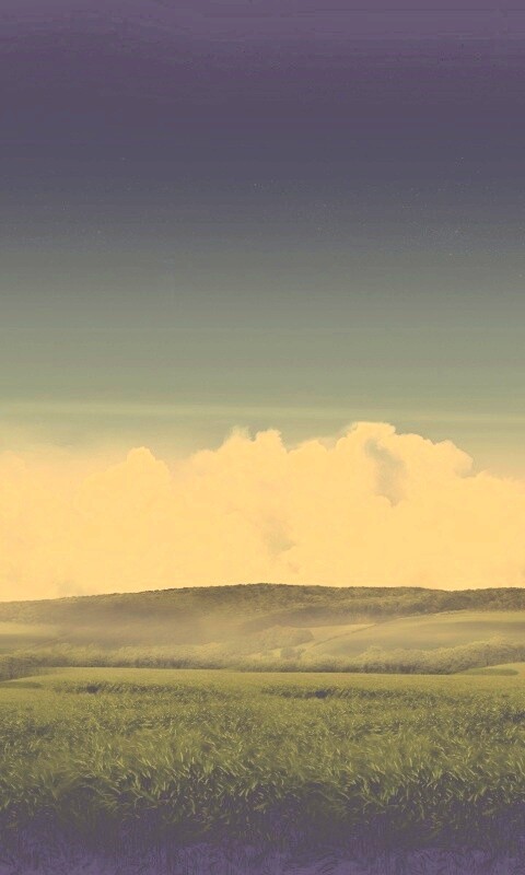 Облака у самой земли обои