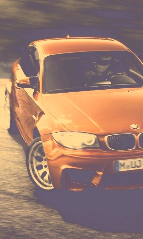 BMW M1 в заносе на треке обои