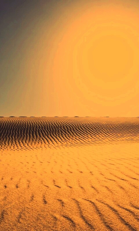 Пустыня до горизонта обои