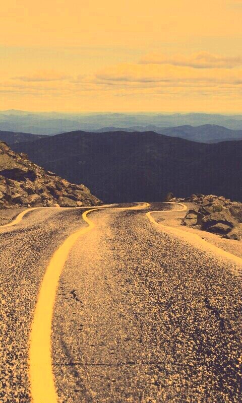 Горная дорога обои