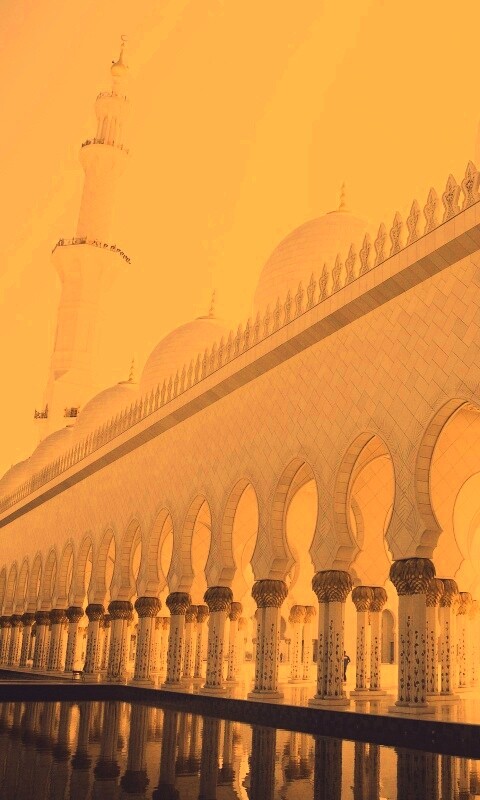 Мечеть шейха в Абу-Даби обои