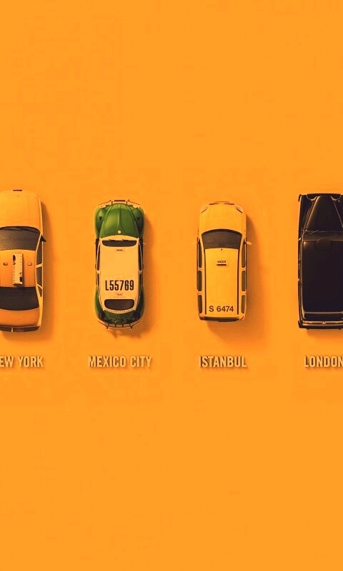 Такси в разных странах мира обои