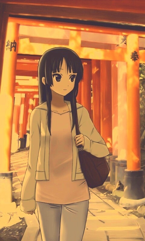 Акияма Мио обои