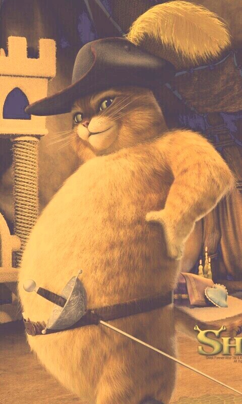 Кот в сапогах из Шрека обои