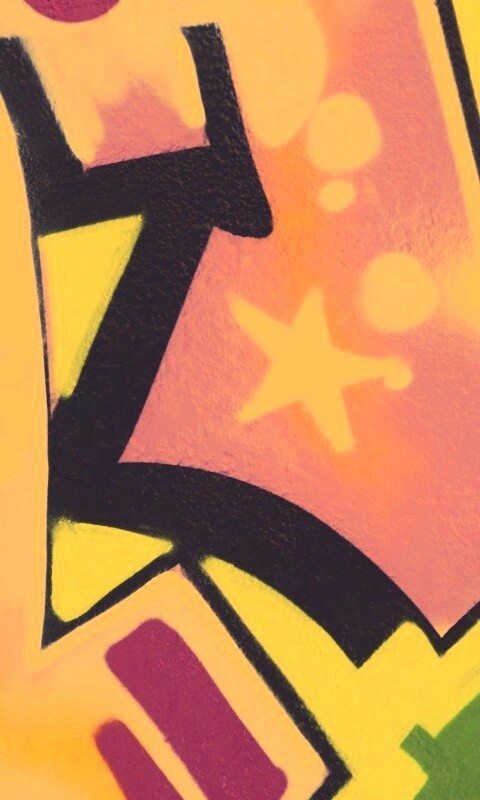 Блик на граффити обои