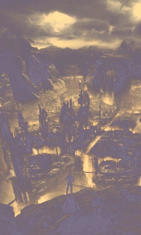 Таинственный город обои