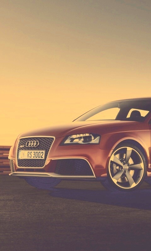 Фотосессия Audi RS3 на треке обои