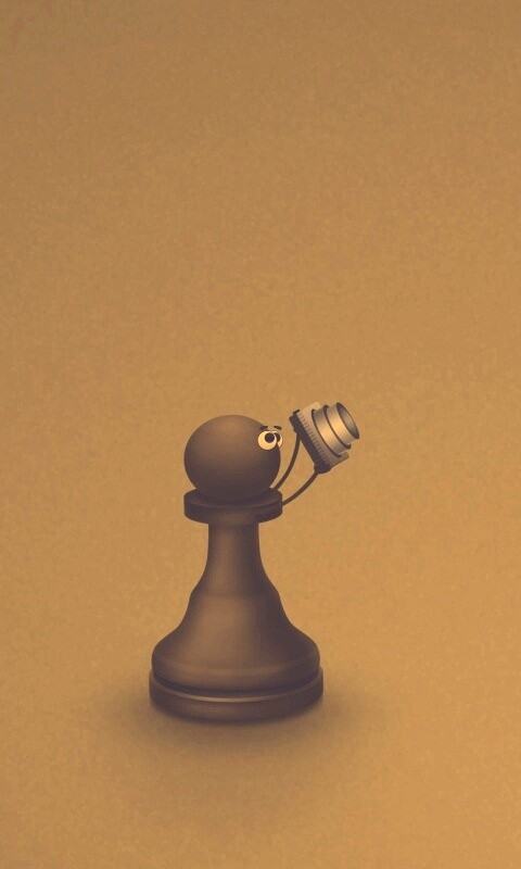 Пешка фотографирует короля обои