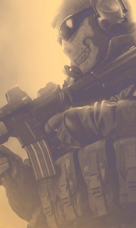 Солдат в маске обои