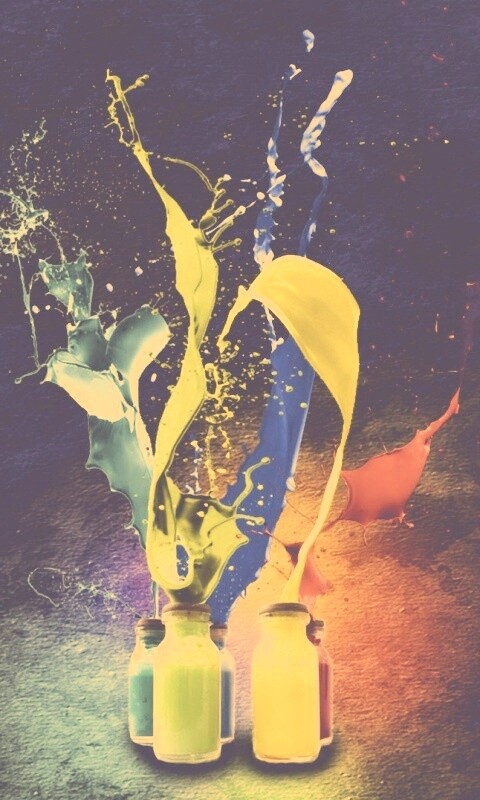 Разливающийеся краски обои