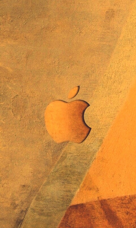 Стилизованное яблоко обои