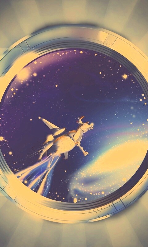 Космическая корова обои